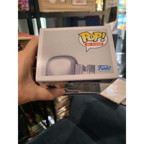 Funko Pop Ad Icons MTV Moon Person #201 Vinyl Figure In Protective Case - Picture 7 of 9